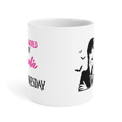 Wednesday Addams - Ceramic Mugs (11oz\15oz\20oz) | Pop Culture | Addams Family | Fan Gift | Gift For Her | Gothic Style Mug | Creepy Comedy