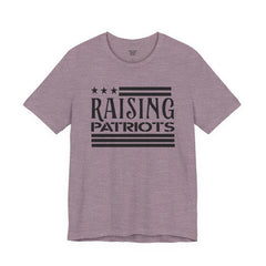 Raising Patriots Tee – Americana Stars & Stripes Family Pride T-Shirt