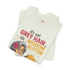 Wisdom Glitter Tee: Funny Gift for Dog Lovers, Mother's Day, Birthday, Casual Wear, Unisex Shirt
