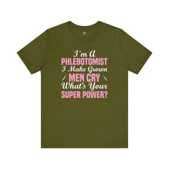 Phlebotomist Humor Tee, Funny Medical Shirt, Nurse Gift, Blood Tech Wear, Cute Phlebotomy Humor, Healthcare Apparel
