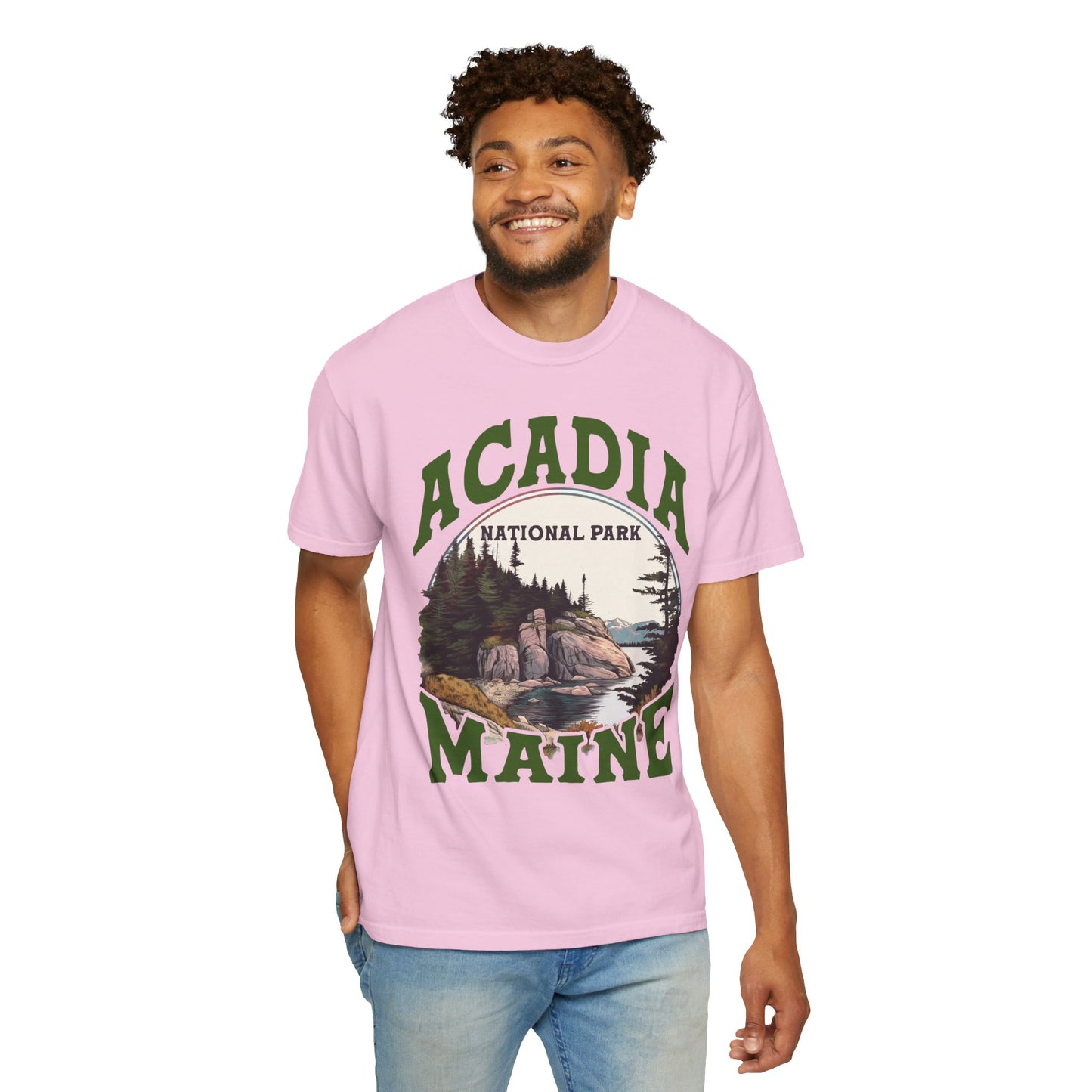 Arcadia National Park, Comfort Colors Soft Relaxed Fit Unisex Garment-Dyed T-shirt