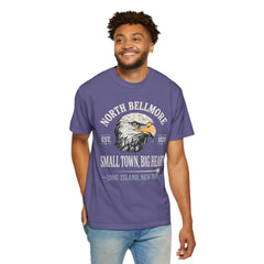 Your Home Town Personalized Eagle T‑Shirt — "Small Town, Big Heart"