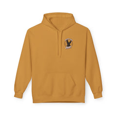 Breakfast Club Hoodie — Cute Black Dog, Bacon & Egg Graphic Pullover