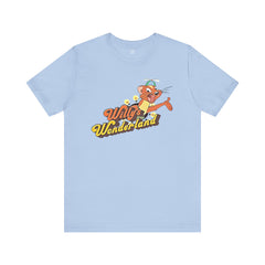 Willy's Wonderland Unisex Tee, Fun Graphic Tee, Casual Shirt, Gift for Fans, Summer Outfit, Movie Inspired Apparel