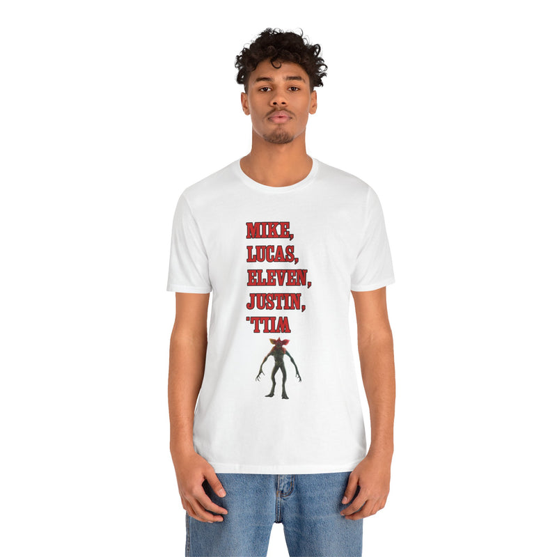 Unisex Jersey Tee - Retro Demogorgon Monster Design for Fans of Adventure & Fantasy