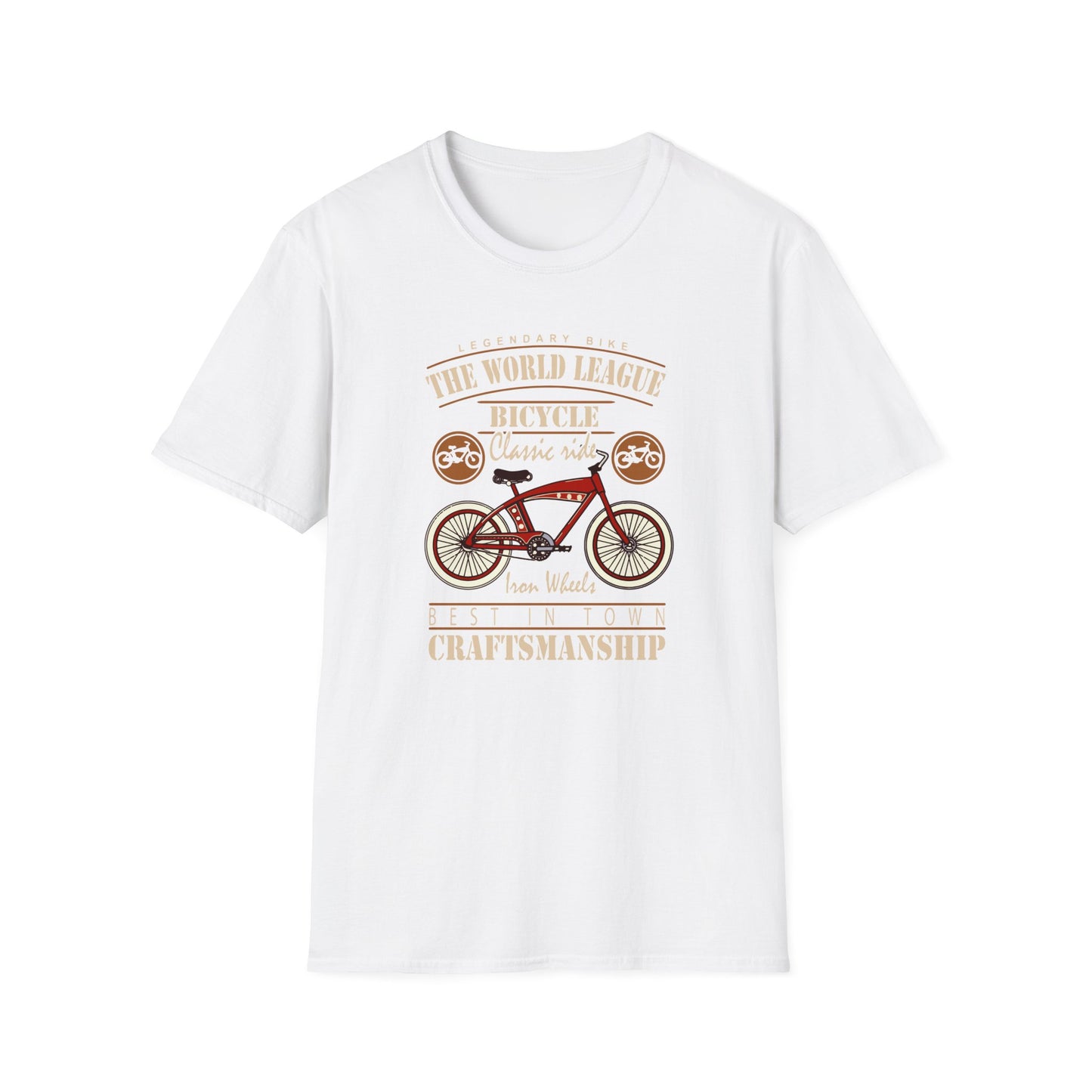 Legendary Bike World Craftsmanship Unisex Softstyle T-Shirt