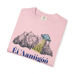 Navajo The Truth Is Out There UFO - Graphic Unisex Garment Dyed Short Sleeve Tee