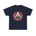 Fiery Fire Ghost - Graphic Unisex Heavy Cotton Tee