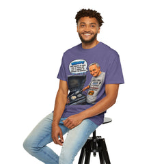 Grill Master Grandpa Funny BBQ T-Shirt — "Whoops! Pretending to Grill for a Photo" Graphic Tee