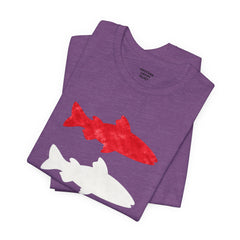 Patriotic Trout T-Shirt — Red White & Blue Fish Tee