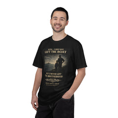 Submarine Brotherhood Navy T-Shirt — "Son...I May Have Left the Boat" Memorial Tee
