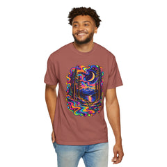 Mystical Psychedelic Moonlit Forest T-Shirt