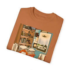 I Want to Believe Unisex Garment-Dyed T-Shirt – Retro Style for UFO Enthusiasts