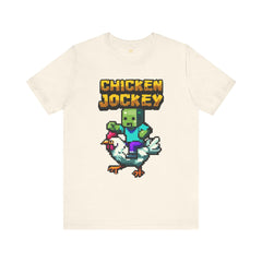 Video Game Chicken Jockey Tee - Unisex Short Sleeve T-Shirt