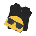 Emoji With Sunglasses - Graphic Unisex Jersey Short Sleeve Tee