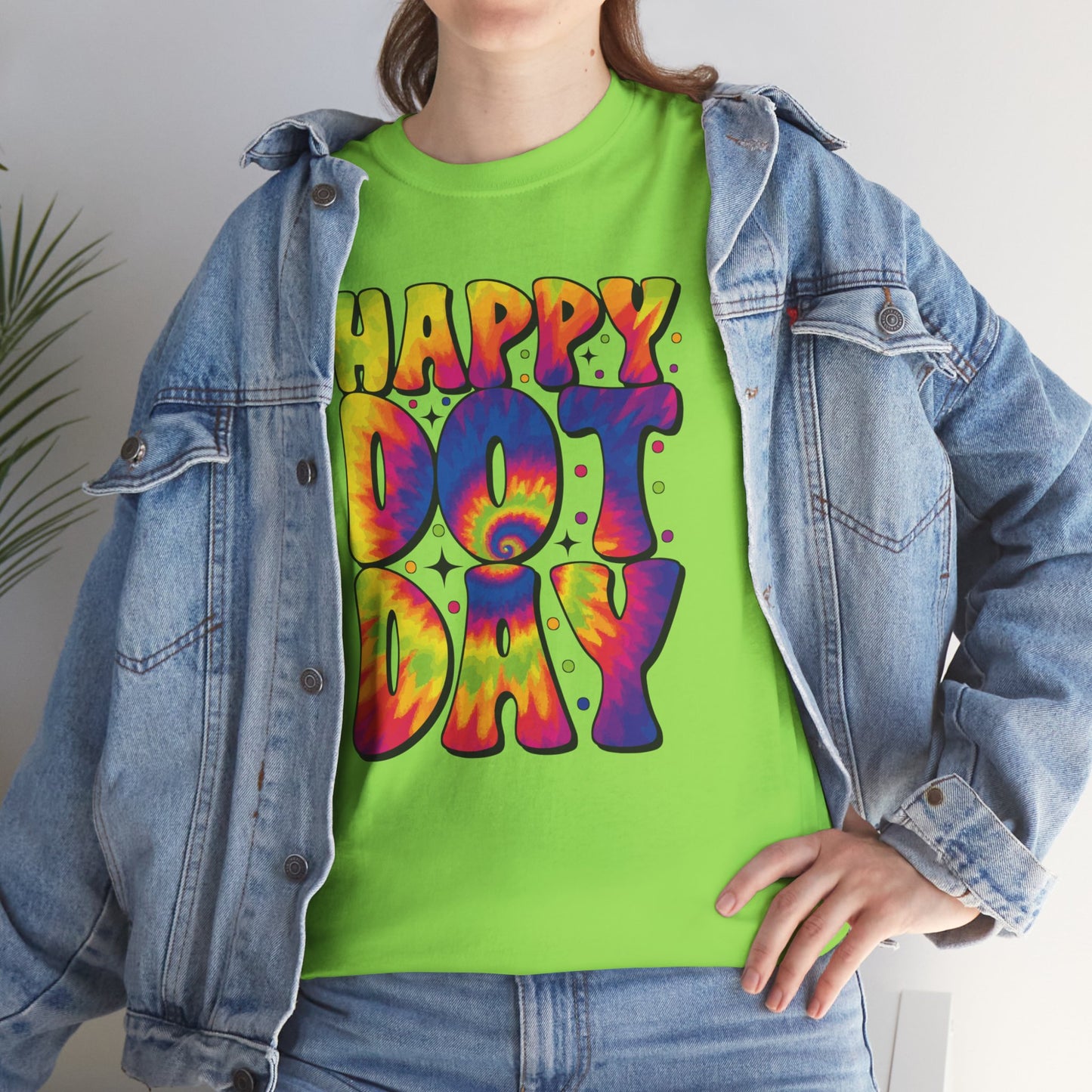 HAPPY DOT DAY - Graphic Unisex Heavy Cotton Tee