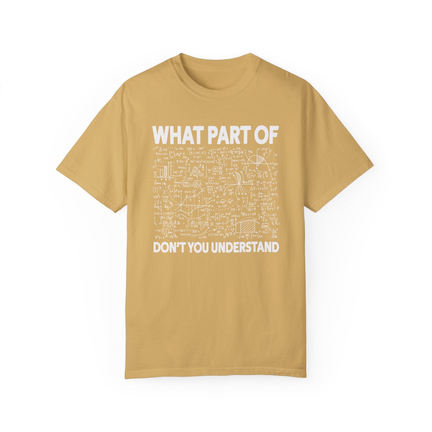 What Part of Calculus Don't You Understand, Comfort Colors Unisex Garment-Dyed T-shirt