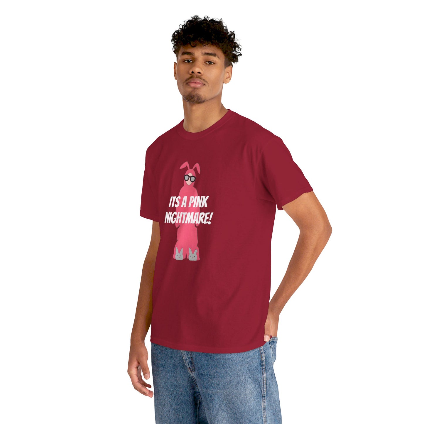 Ralphie Its a Pink Nightmare - Unisex Heavy Cotton Tee