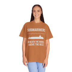 Submariners T‑Shirt — “Beneath the Waves Above the Rest” Navy Crew Tee