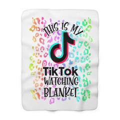 TIK TOK - Graphic Sherpa Fleece Blanket