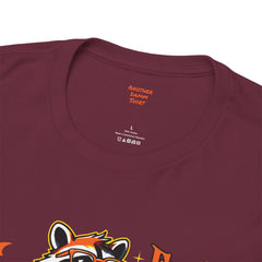 Freaky And Feral Halloween Raccoon! Graphic Unisex Heavy Cotton Tee