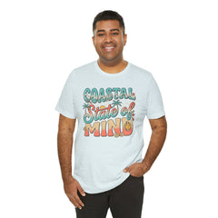 Coastal State of Mind Tee — Retro Beach Graphic T-Shirt