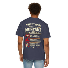 Montana Graphic T-Shirt — "Three Things You Don’t Do in Montana"