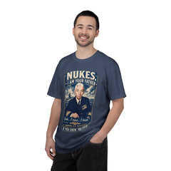 Nukes I Am Your Father Vintage United States Navy Nuclear Power Submarine Graphic T-Shirt