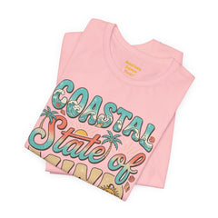 Coastal State of Mind Tee — Retro Beach Graphic T-Shirt