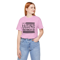 Raising Patriots Tee – Americana Stars & Stripes Family Pride T-Shirt