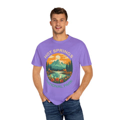 Hot Springs National Park Graphic, Comfort Colors Soft Relaxed Fit Unisex Garment-Dyed T-shirt