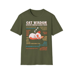 CAT WISDOM Unisex Softstyle Graphic T-Shirt