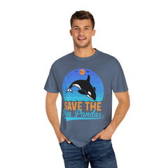 Save The Sea Pandas Comfort Colors Unisex Garment-Dyed T-shirt