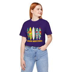 Surfboard Meeting Unisex Tee - Fun Beach Vibe for Summer Gatherings