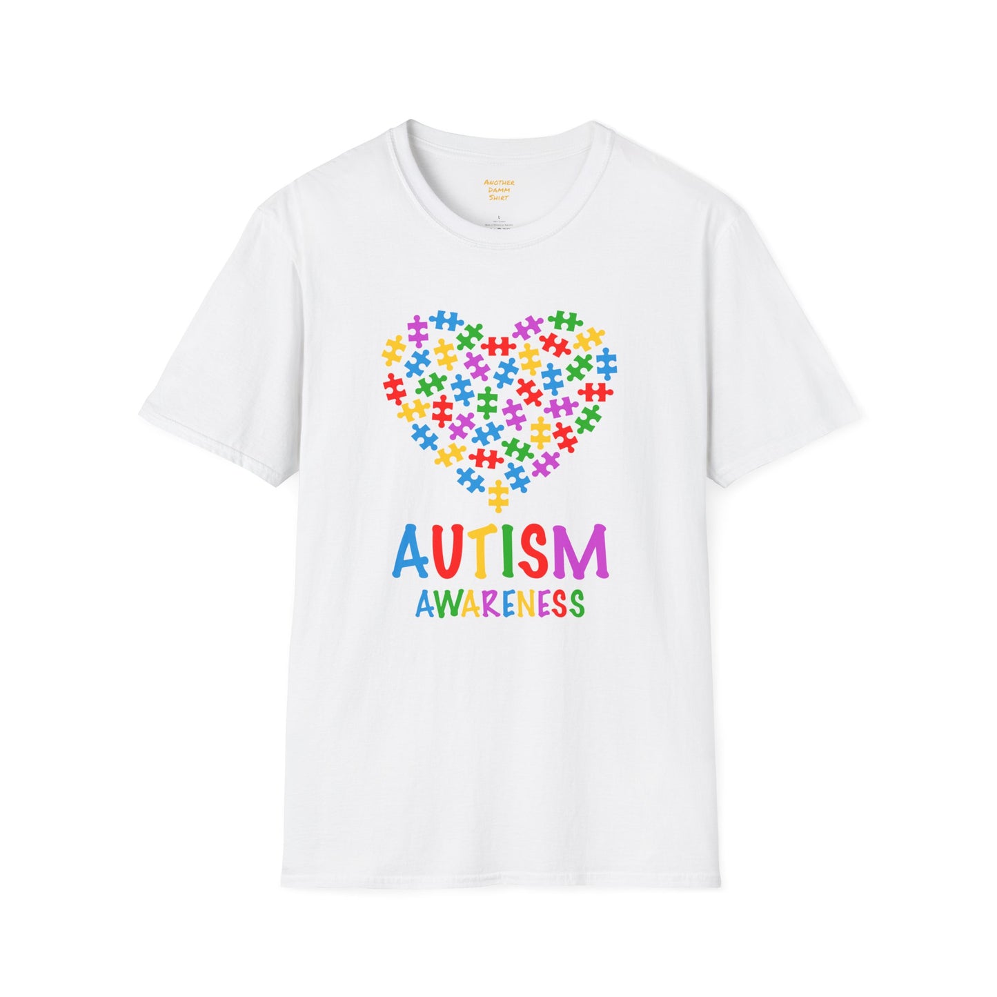 Autism Awareness -  Graphic Heart Shirt