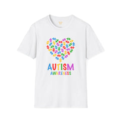 Autism Awareness -  Graphic Heart Shirt
