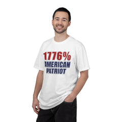 1776% American Patriot T-Shirt — 4th of July Patriotic Tee