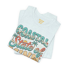 Coastal State of Mind Tee — Retro Beach Graphic T-Shirt