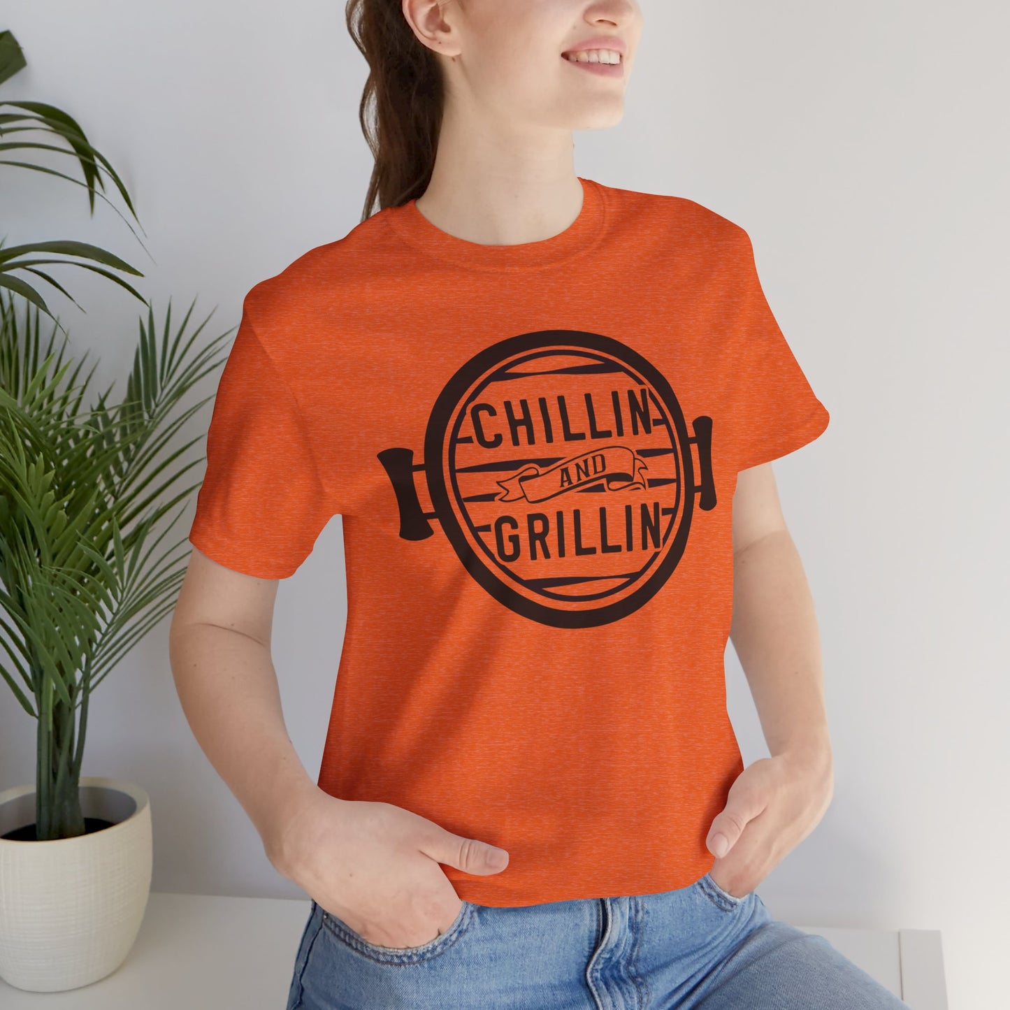 Grillin and Chillin, Unisex Softstyle T-Shirt