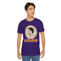 Graphic Tee - Funny Caucasians Satire Head Shot Unisex Jersey Short Sleeve Tee