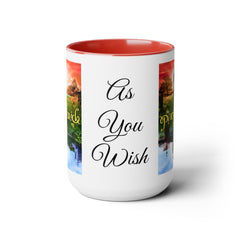 Westley and Buttercup - AS YOU WISH, 15 oz. mug