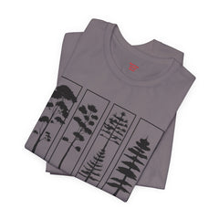 Nature-Inspired Unisex Jersey Tee, Tree Graphic T-Shirt, Eco-Friendly Fashion, Gift for Nature Lovers, Casual Wear, Outdoor Adventure