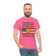 Patriotic Humor Tee, July 4th Shirt, Independence Day Apparel, Funny American T-Shirt, Meme Shirt, History Lovers Gift