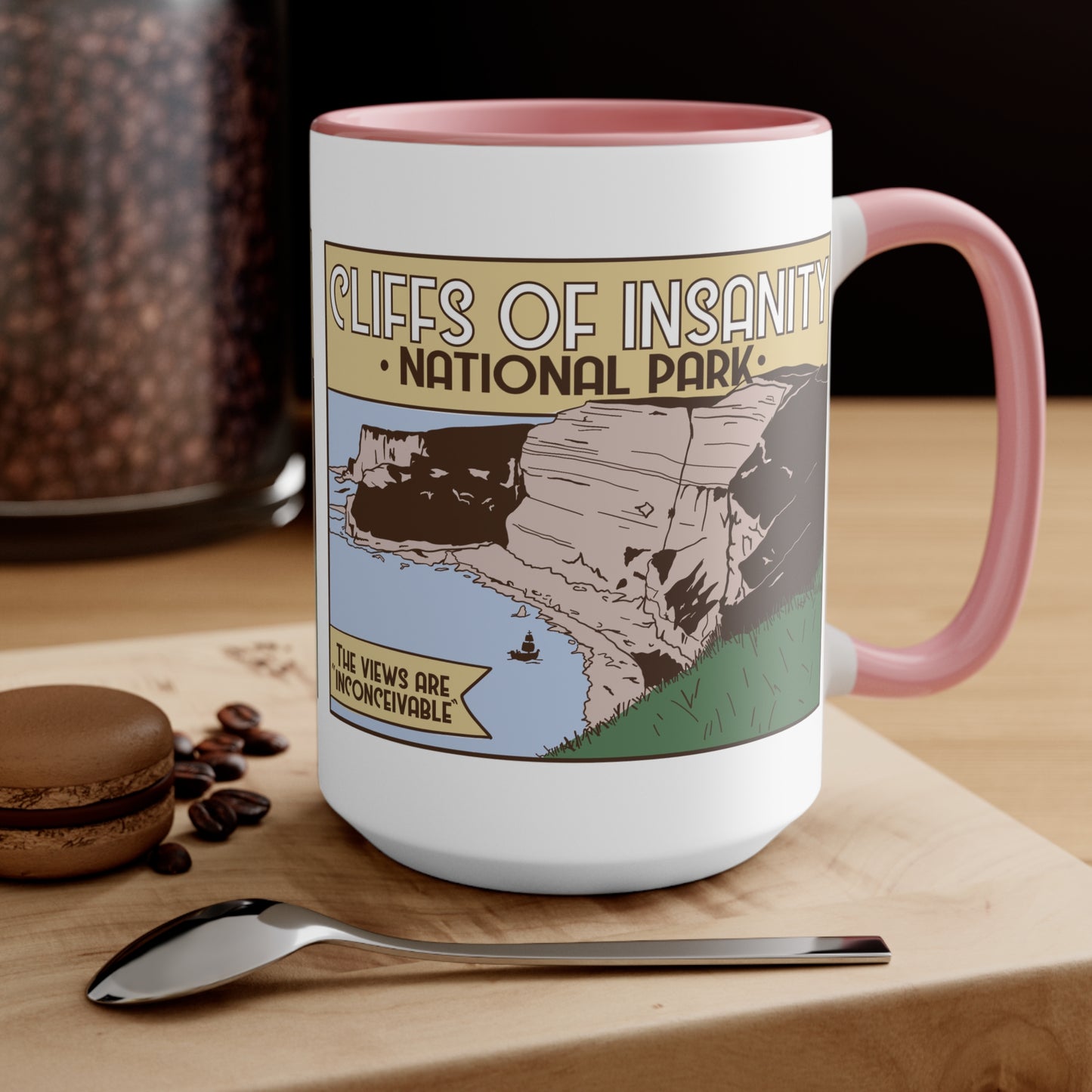 Cliffs of Insanity National Park, Accent Mug