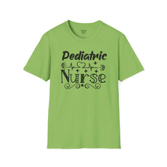 Pediatric Nurse - Unisex Softstyle T-Shirt | Nurse Awareness,Medical Wear,Gift For Him,Scrubs Lover, RN, Hospital Staff Gift,Gift For Her,RN