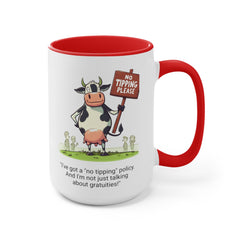 COW TIPPING Awareness - Accent Mugs | Cow Tipping Is Real, Bovine Humor. Gift For Him, Gift For Her, Farm Humor, Cow Fan Gift, Farm Animal