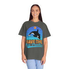 Save The Sea Pandas Comfort Colors Unisex Garment-Dyed T-shirt