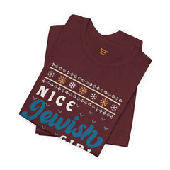 NICE JEWISH GIRL - Unisex Jersey Short Sleeve Tee