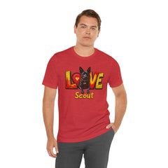 Personalized Love Your Dog T-Shirt — Designed with your dogs name and picture Graphic Tee