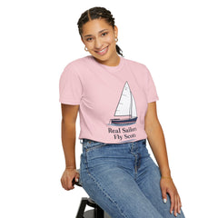 Hempstead Bay Sailing Club Graphic T-Shirt — "Real Sailors Fly Scots" Nautical Tee